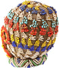 AFRICAN BEADED HEAD BATTLE TROPHY - The History Gift Store