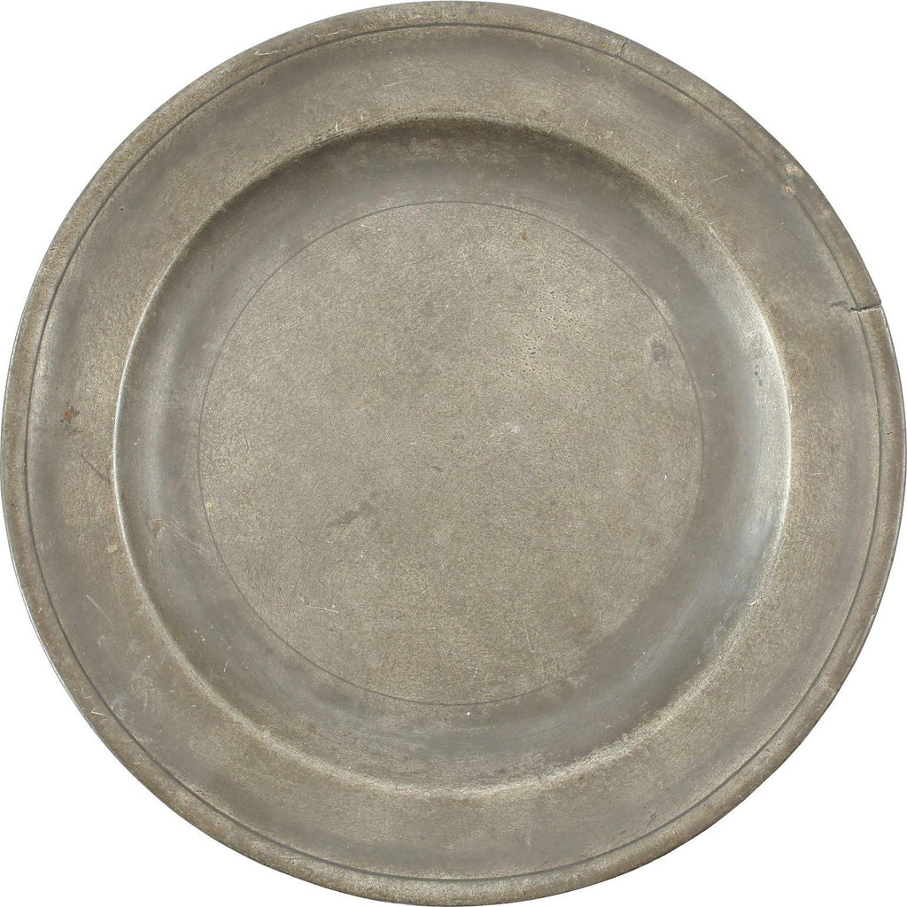 18TH CENTURY PEWTER PLATE - The History Gift Store