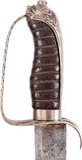 FINE AUSTRIAN SILVER HILTED CAVALRY SWORD C.1750-60 - The History Gift Store