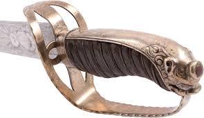 FINE AUSTRIAN SILVER HILTED CAVALRY SWORD C.1750-60 - The History Gift Store