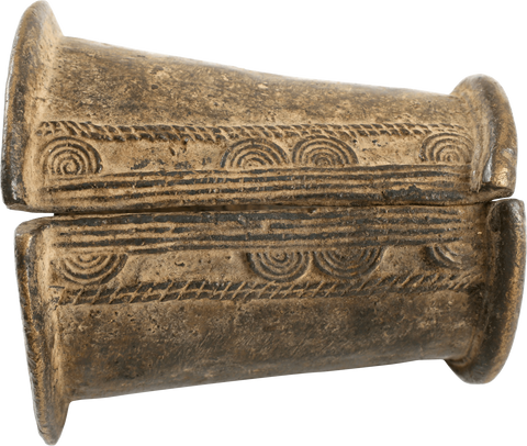 RARE BENIN (NIGERIA) BRONZE BRACELET. - The History Gift Store