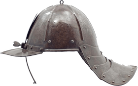 A EUROPEAN LOBSTERTAIL HELMET C.1630-50. - The History Gift Store