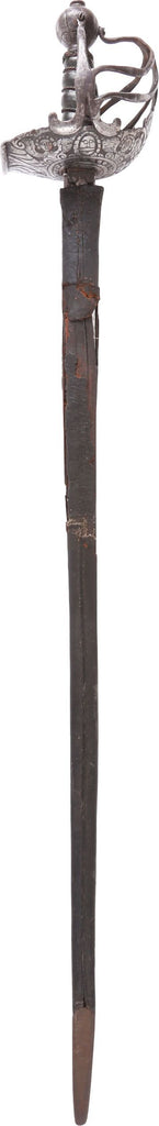 A FINE AND RARE ENGLISH BROADSWORD C.1640 - The History Gift Store