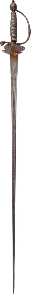 A FINE FRENCH STEEL HILTED SMALLSWORD C.1750 - The History Gift Store