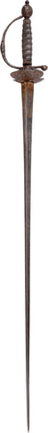 A FINE FRENCH STEEL HILTED SMALLSWORD C.1750 - The History Gift Store
