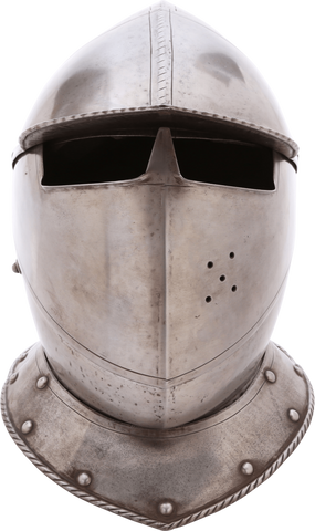 A FINE ITALIAN CUIRASSIER’S CLOSE HELMET C.1620 - The History Gift Store
