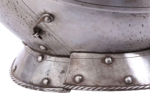 A FINE ITALIAN CUIRASSIER’S CLOSE HELMET C.1620 - The History Gift Store