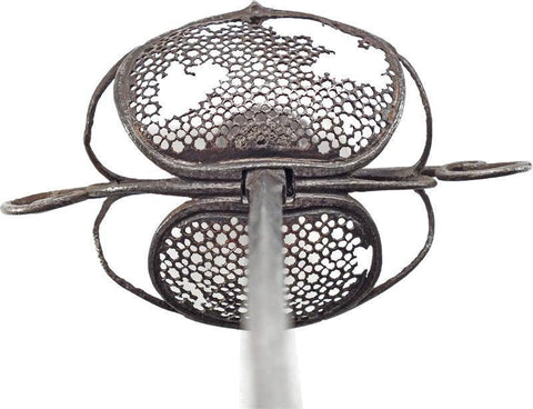 A FLAMBERGE OR DUELING RAPIER C.1620-45 ENGLISH OR DUTCH. - The History Gift Store