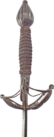 A FLAMBERGE OR DUELING RAPIER C.1620-45 ENGLISH OR DUTCH. - The History Gift Store