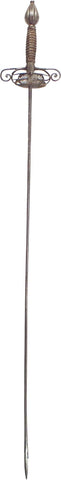 A FLAMBERGE OR DUELING RAPIER C.1620-45 ENGLISH OR DUTCH. - The History Gift Store