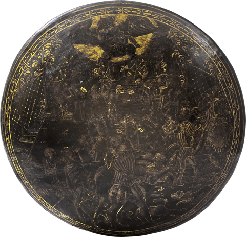 A RARE ITALIAN PARADE SHIELD, LATE 16th CENTURY - The History Gift Store