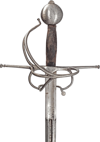 A RARE SPANISH OR ITALIAN WHEEL POMMEL RAPIER C.1530 - The History Gift Store