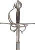 A RARE SPANISH OR ITALIAN WHEEL POMMEL RAPIER C.1530 - The History Gift Store