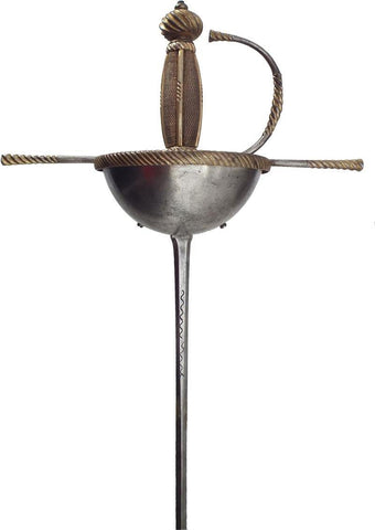 A SPANISH CUP HILT RAPIER C.1650 - The History Gift Store