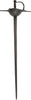 17th CENTURY CARIBBEAN CUP HILTED RAPIER - The History Gift Store