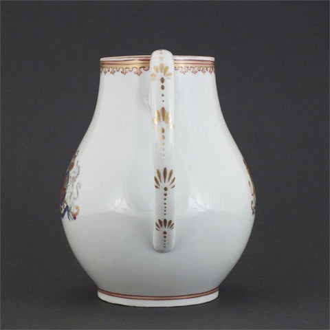 CHARMING AND FINE ENGLISH PATRIOTIC PORCELAIN PITCHER C.1780 - The History Gift Store