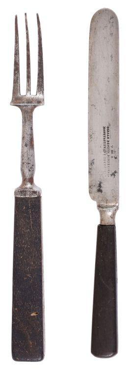 CONFEDERATE MESS KNIFE AND FORK - The History Gift Store