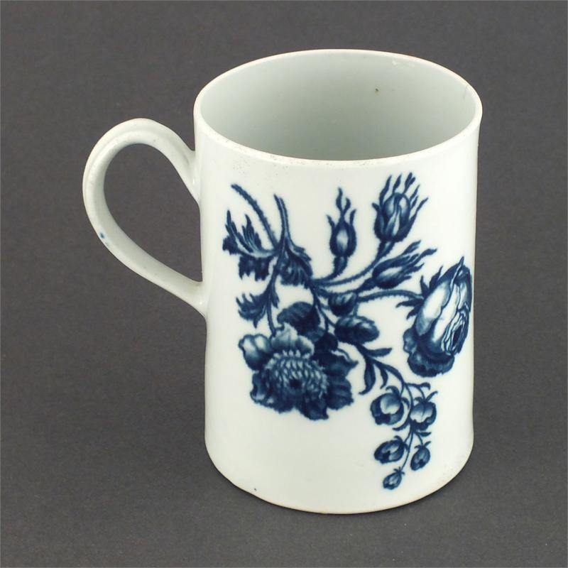 DR WALL PERIOD WORCESTER MUG C.1760-70 - The History Gift Store