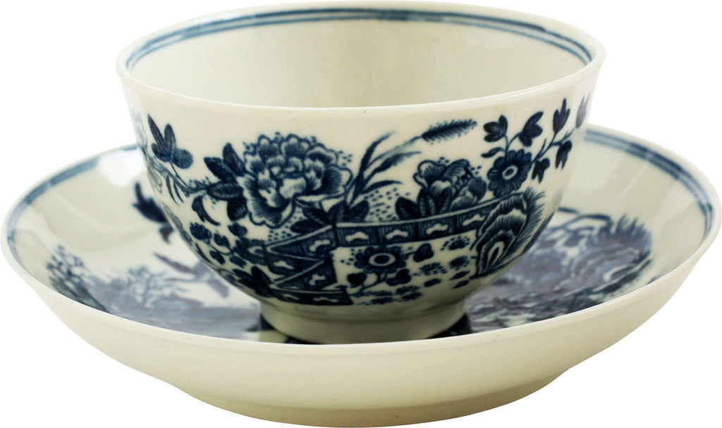 ENGLISH EXPORT PORCELAIN TEA BOWL AND UNDER BOWL - The History Gift Store