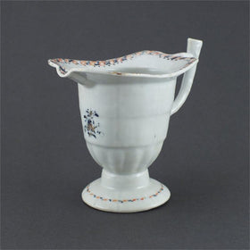 ENGLISH LOWESTOFT PORCELAIN PITCHER C.1790 - The History Gift Store
