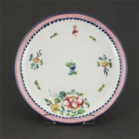 ENGLISH PORCELAIN PLATE C.1780-90 - The History Gift Store