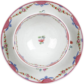 ENGLISH PORCELAIN TEA BOWL AND UNDER BOWL - The History Gift Store