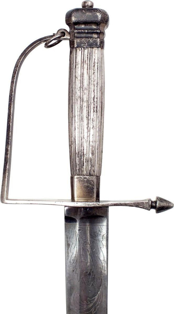 ENGLISH SILVER HILTED OFFICER'S SWORD C.1790 - The History Gift Store