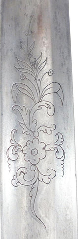 ENGLISH SILVER HILTED OFFICER'S SWORD C.1790 - The History Gift Store