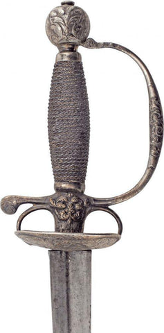 ENGLISH SILVER HILTED SMALLSWORD C.1757-8 - The History Gift Store