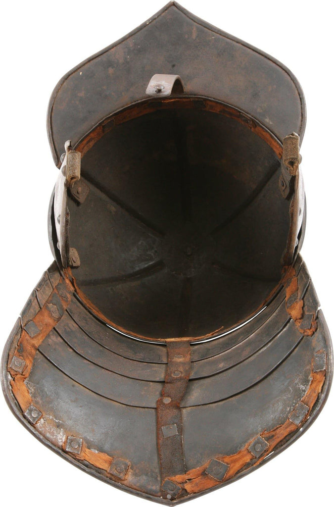 Evidently served in two wars for 35 years! EUROPEAN LOBSTERTAIL HELMET C.1620 - The History Gift Store
