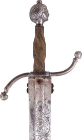 FINE AND RARE GERMAN HAND AND A HALF SWORD C.1620 - The History Gift Store