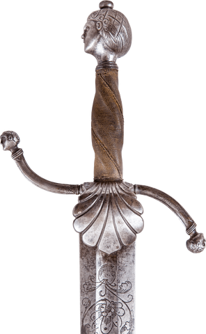 FINE AND RARE GERMAN HAND AND A HALF SWORD C.1620 - The History Gift Store