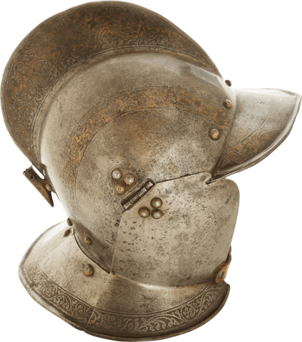 FINE GERMAN BURGONET, MID-16th CENTURY - The History Gift Store