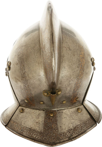 FINE GERMAN BURGONET, MID-16th CENTURY - The History Gift Store