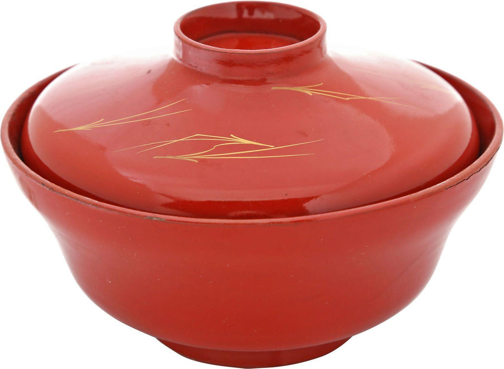 FINE JAPANESE LACQUERED BOWL AND COVER - The History Gift Store