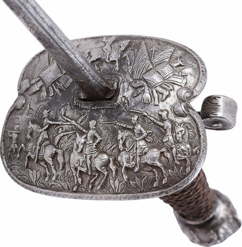 FINELY CHISELED NORTH EUROPEAN RAPIER C.1660 - The History Gift Store