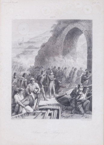 FRAMED ANTIQUE LITHOGRAPH - The History Gift Store