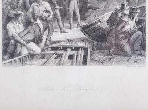 FRAMED ANTIQUE LITHOGRAPH - The History Gift Store