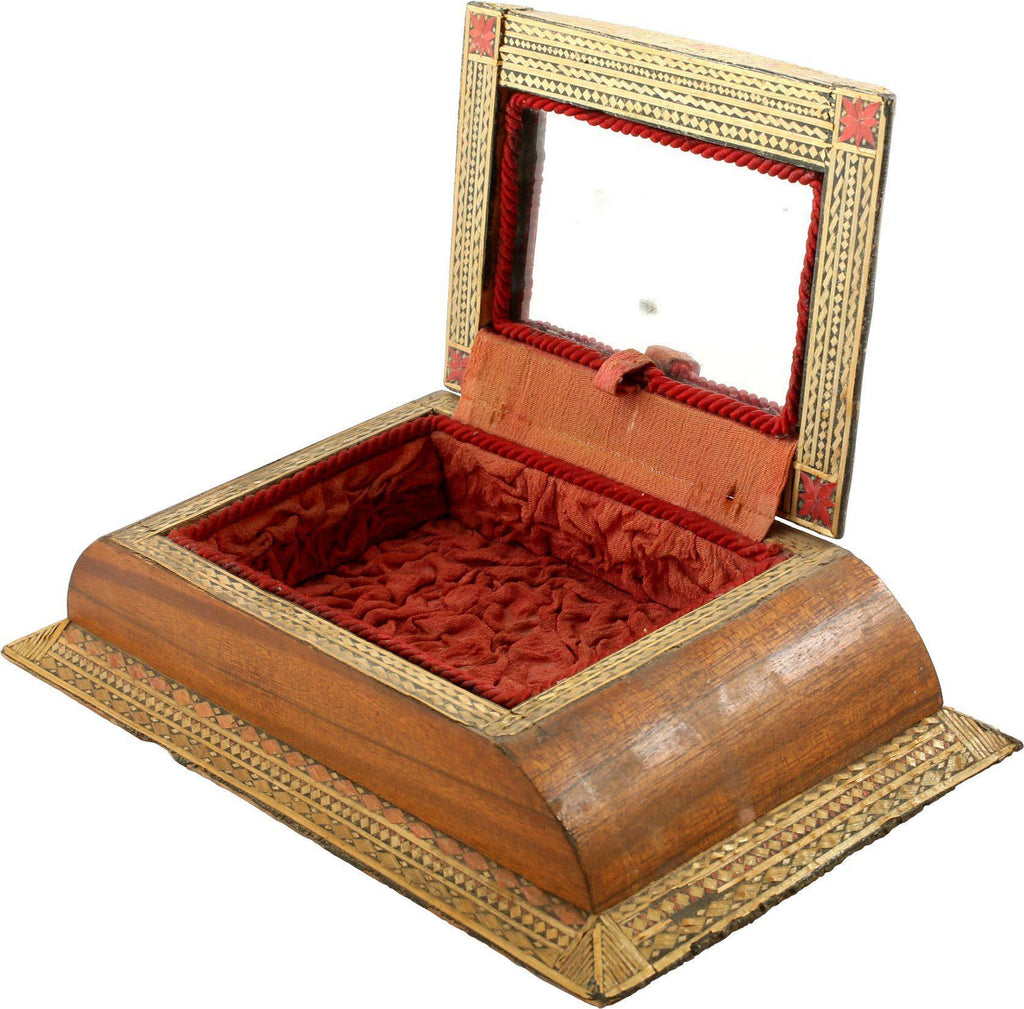 French Prisoner of War Jewelry Box C.1800 - The History Gift Store