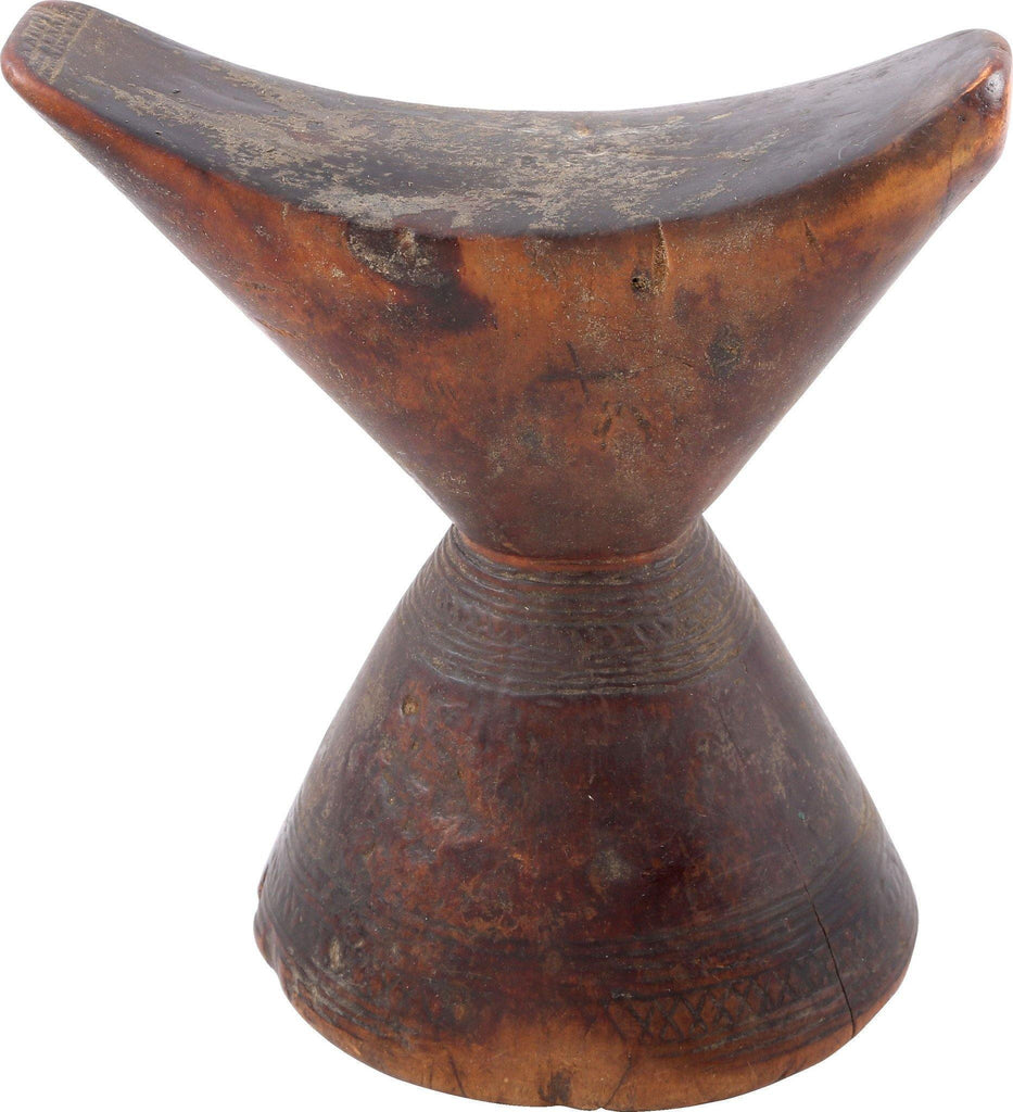 GOOD EARLY AFRICAN HEADREST - WAS 445.00, NOW 300.00 - The History Gift Store