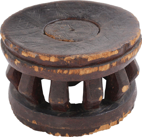 IGBO WOOD SLAVER'S STOOL - The History Gift Store
