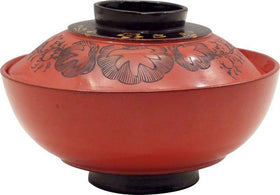 JAPANESE LACQUERED COVERED BOWL - The History Gift Store