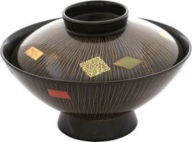 JAPANESE LACQUERED COVERED BOWL - The History Gift Store