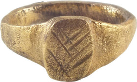 MEDIEVAL GIRL’S OR WOMAN’S RING, 8th-10th CENTURY SIZE 1 - The History Gift Store