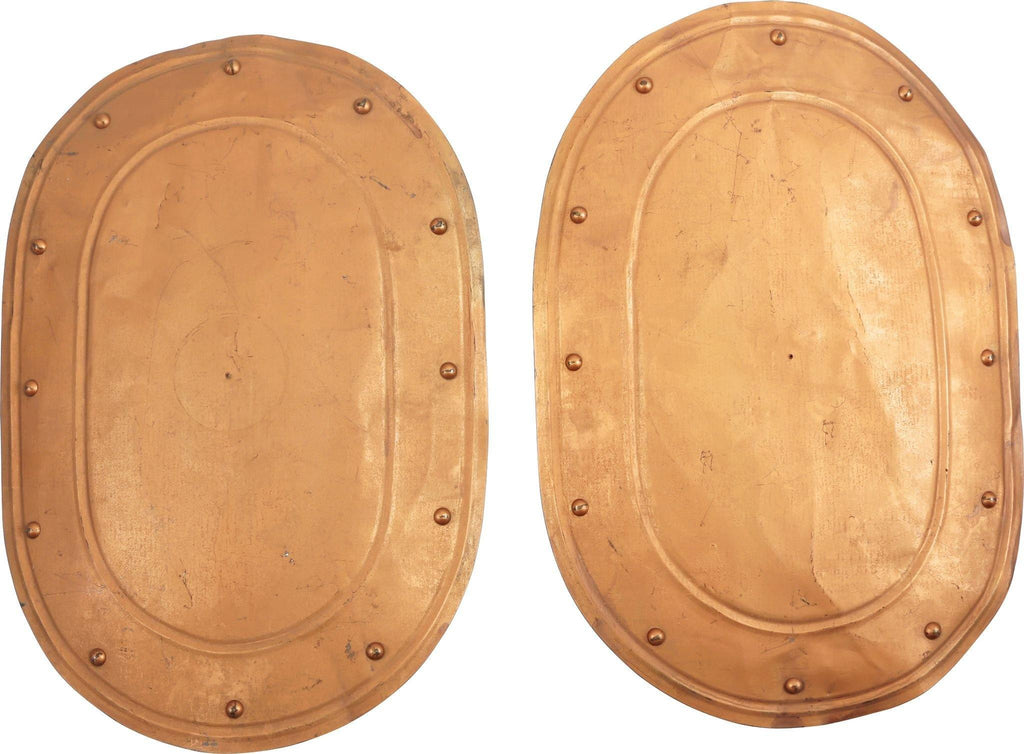 PAIR OF AMERICAN THEATRICAL SHIELDS - The History Gift Store