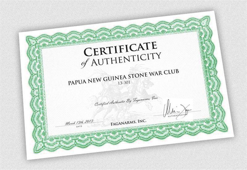 PAPUA NEW GUINEA STONE WAR CLUB - The History Gift Store
