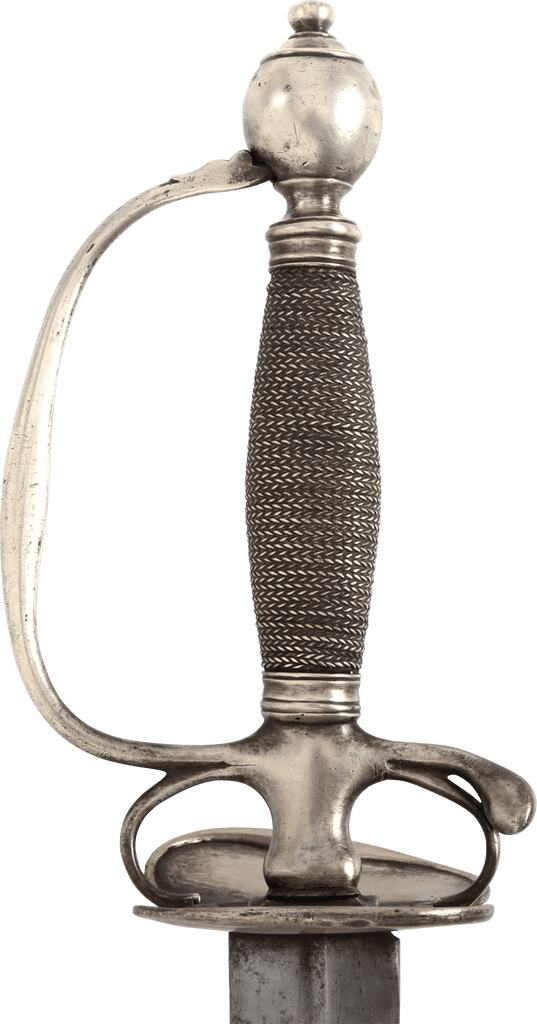 RARE AMERICAN SILVER HILTED SMALLSWORD C.1750 - The History Gift Store