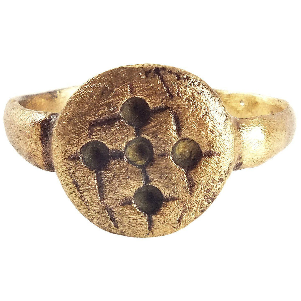 RARE BYZANTINE PILGRIM'S RING, C.500-700 AD SIZE 9 - The History Gift Store