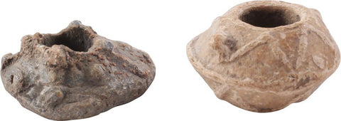 TWO ROMAN SPINNING WEIGHTS - The History Gift Store