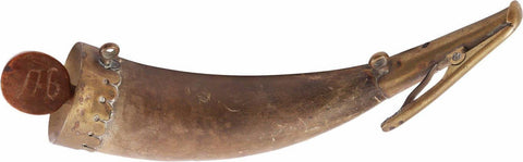 EASTERN EUROPEAN GUNNER’S POWDER FLASK C.1850 - The History Gift Store